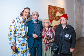 Люся Воронова фотографии с выставки Мозаичность 98